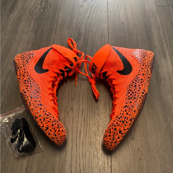 Nike | Shoes | Nike Inflict Se Oly Safari Orange Wrestling Fv368290 ...